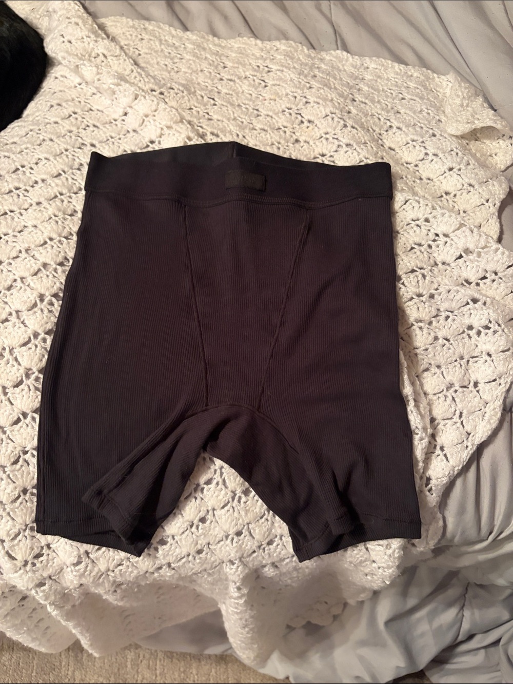 SKIMS Ribbed Compression Shorts Cotton Comfy